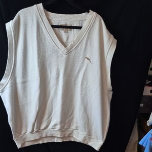 Bob Timberlake Men’s Golf Sweater Vest – XL – Cream